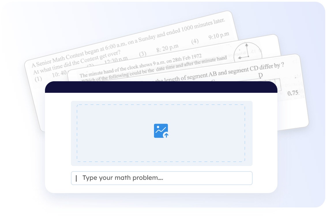 Zdjęcie i tekst AI Math Solver
